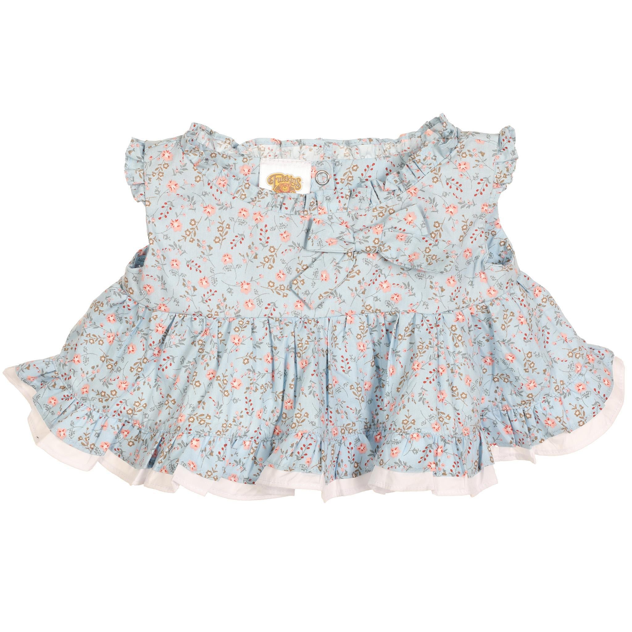 Furskins Dress Blue Floral