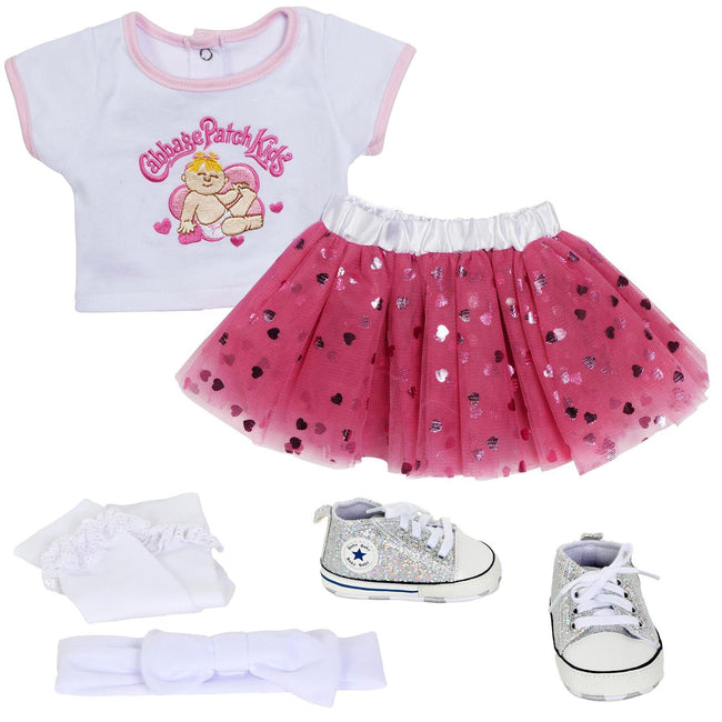 BLC C BU Fashion Set - Pink Heart TuTu Fits 20"