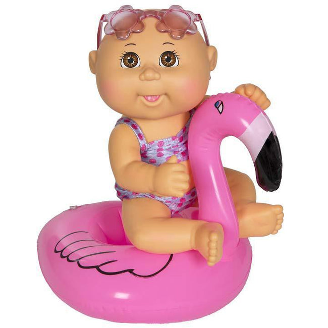 9" Deluxe Splash 'N Float LGT Br Bald Flamingo