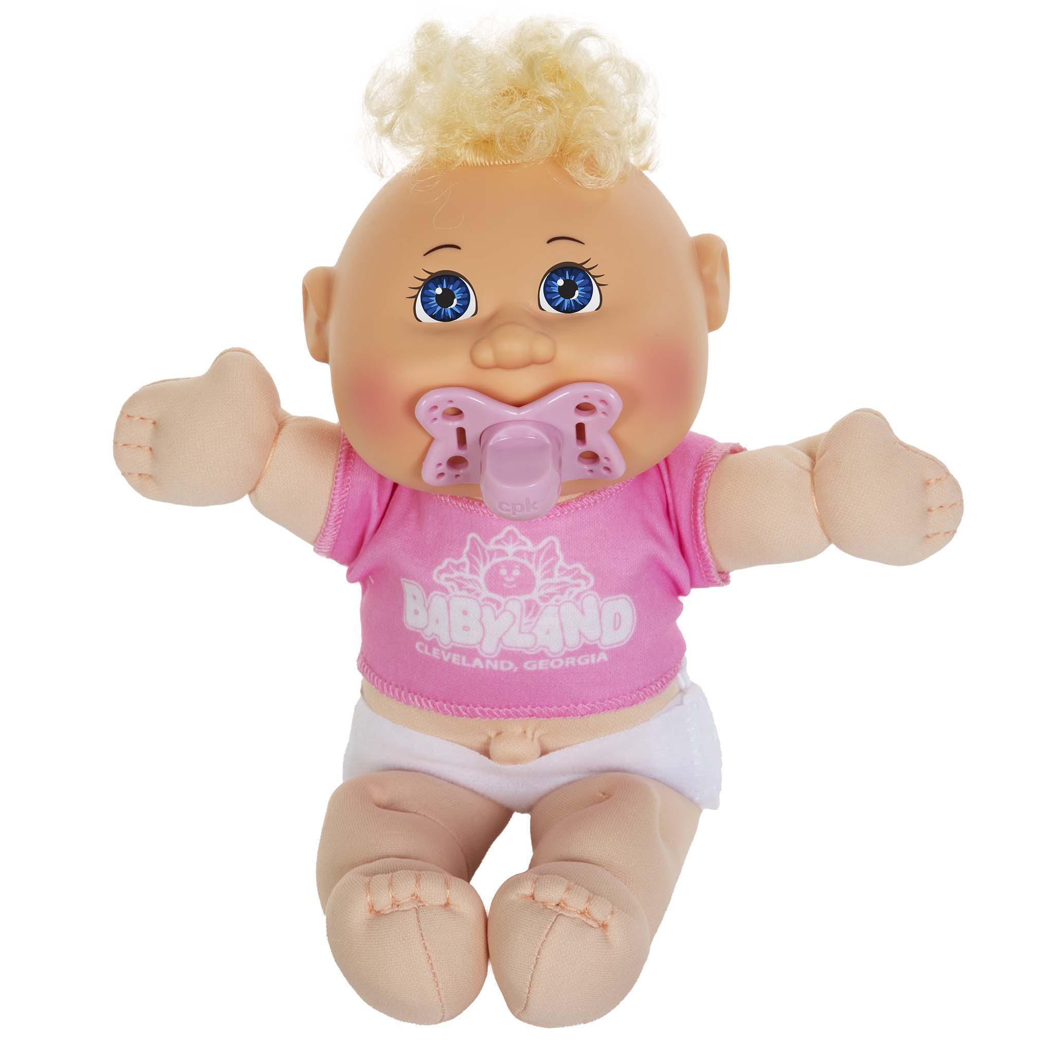 9" Mini Baby Blonde hair blue eyes