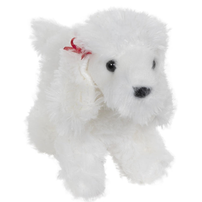 Dog White Poodle Gina 8"