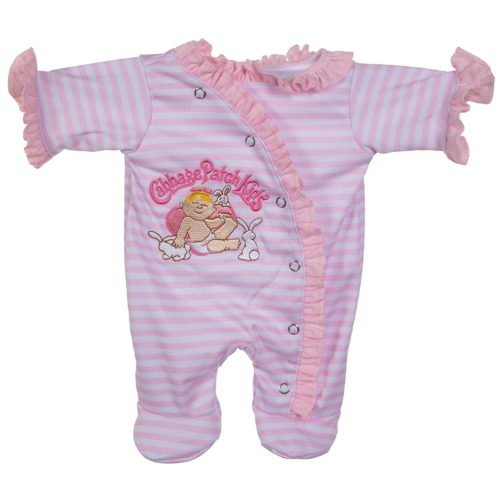 BLC C Sleeper Pink Striped Ruffle Rabbits fits 17"